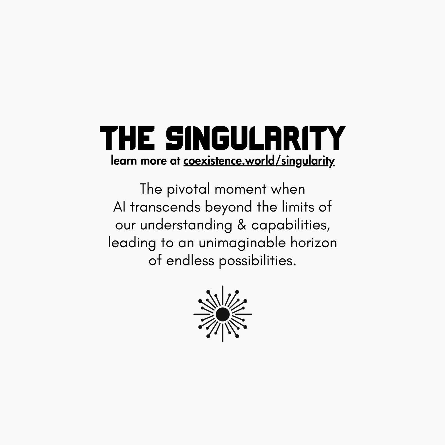 The Singularity T-Shirt